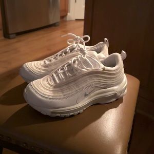 White Nike Air Max 97.